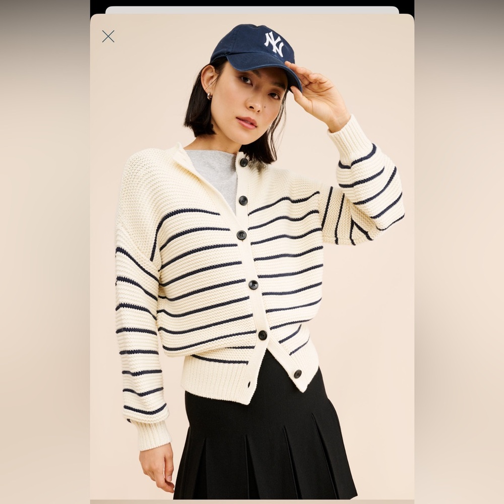 Alex Mill button back sweater size m